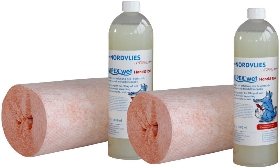 Nordvlies reinigingsdoek wet hand tool . hand+tool refill pack 4 ro a 120 cloths