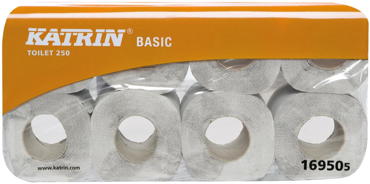 Nordvlies toiletpapier katrin basic toilet 250 toilet paper 2-ply 64 wheels
