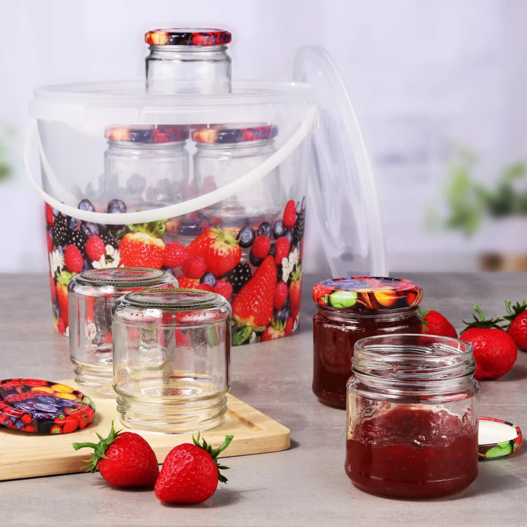 Hi emmer met bewaarglazen 210 ml