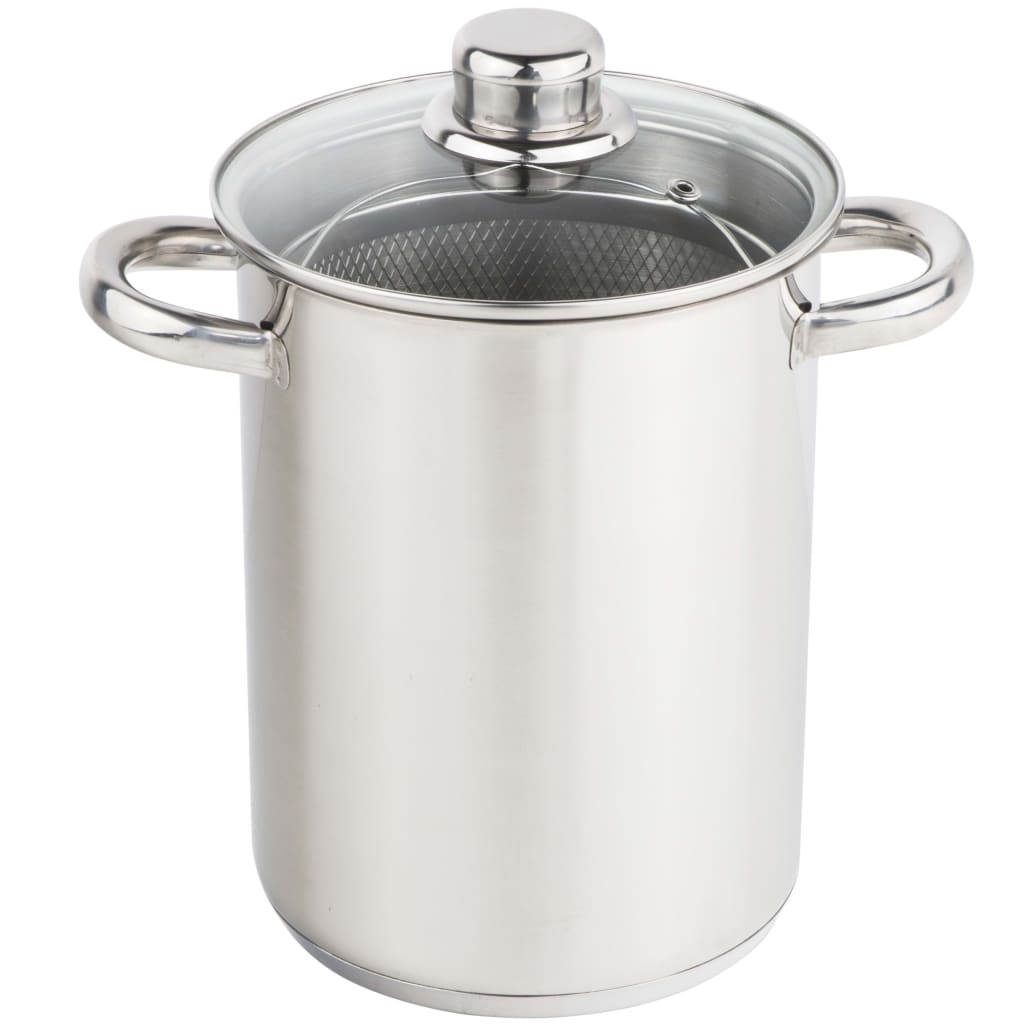 Hi aspergepan 4 l zilverkleurig