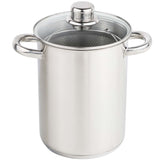 Hi aspergepan 4 l zilverkleurig