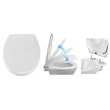 Hi toiletbril met quick release en soft-close