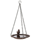 Hi vogelbad hangend 20,5 cm bruin