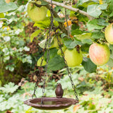 Hi vogelbad hangend 20,5 cm bruin