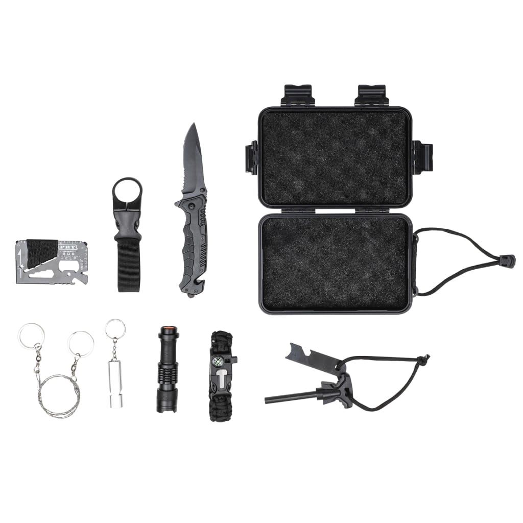 Hi 10-delige survivalset zwart