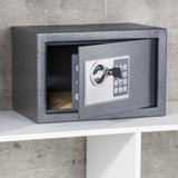 Hi kluis met elektrisch slot 31x20x20 cm donkergrijs