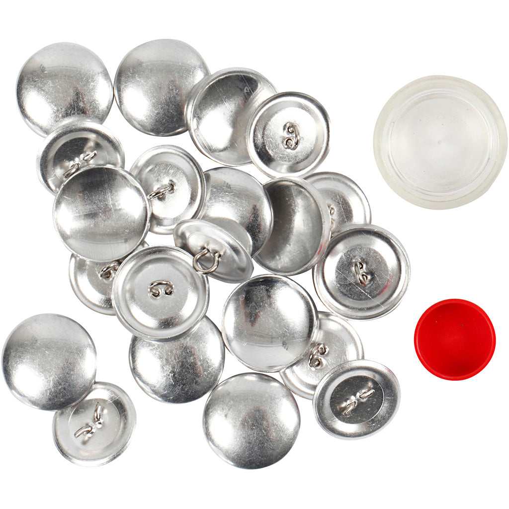 Creativ company diy knopen, d 22 mm, 12 stuk 1 doos