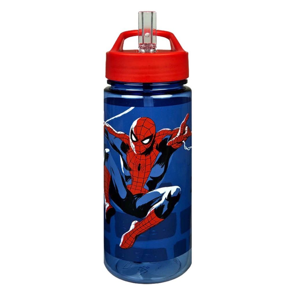 Scooli drinkfles spiderman 500 ml rood blauw