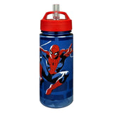 Scooli drinkfles spiderman 500 ml rood blauw