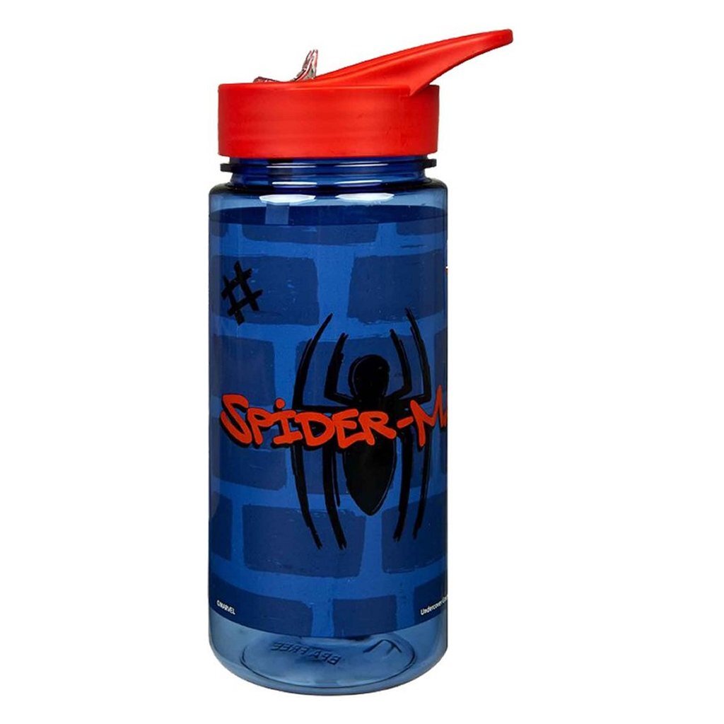 Scooli drinkfles spiderman 500 ml rood blauw