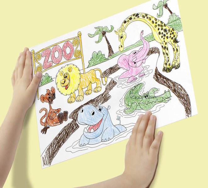 Info notes in-8719-08 kleurboek 300mm x 200mm colouring book