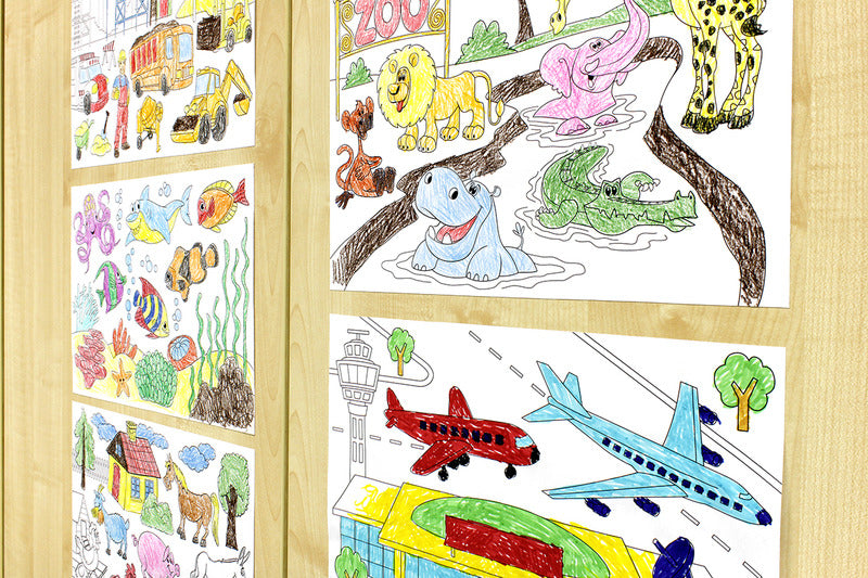 Info notes in-8719-08 kleurboek 300mm x 200mm colouring book