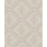 Noordwand behang topchic tone on tone diamonds metallic beige