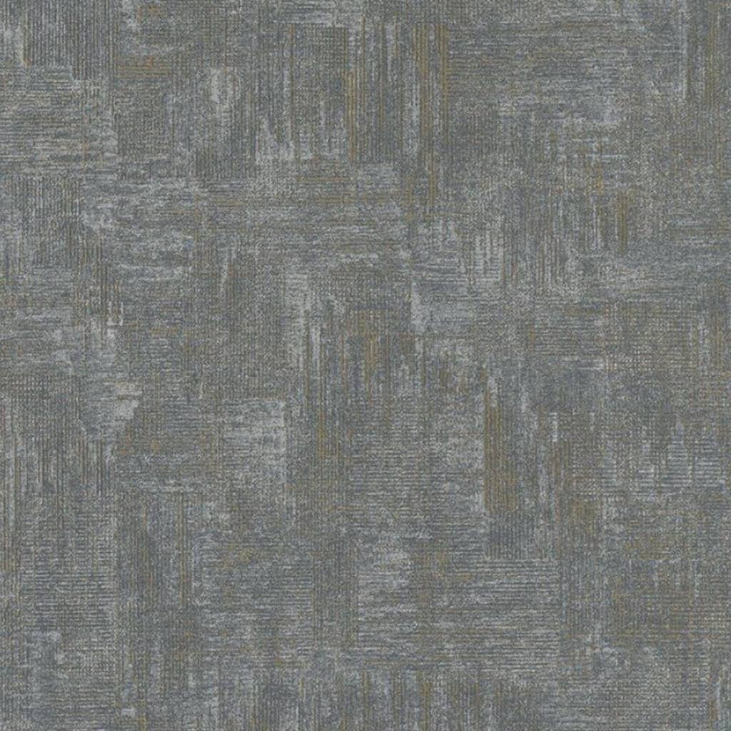 Noordwand behang topchic scratched look metallic grijs