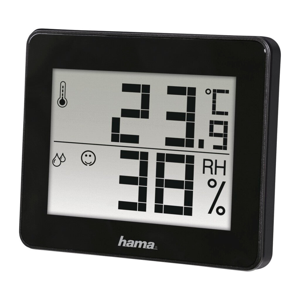 Hama thermo- hygrometer th-130 zwart