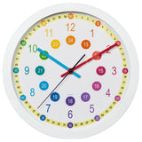Hama wandklok voor kinderen easy learning diameter 30 cm geluidsarm