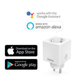 Hama wifi-stopcontact klein vierkant 3.680 w 16a pak van 3