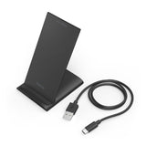 Hama wireless charger qi-fc10s 10 w draadloze smartphone-oplaadpad zwart