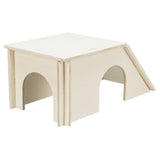 TRIXIE TRIXIE Knaagdierenhuis Gebogen 51x24x33 cm hout