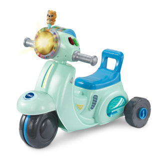Vtech baby 2 in 1 loopscooter blauw