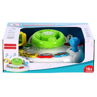 Preskool baby stuurtje met licht en geluid battery operated