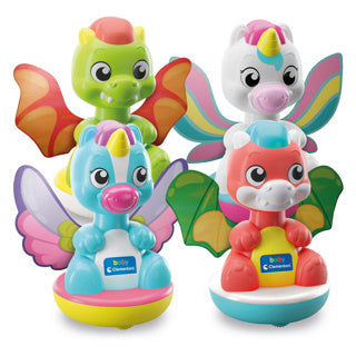Clementoni baby draaiende eenhoorn draakje