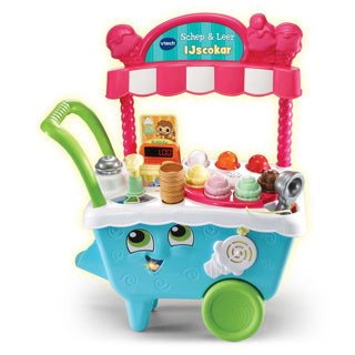 VTech Ijscokar Schep Leer junior blauw roze 26-delig