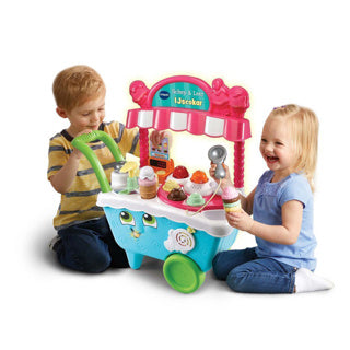 VTech Ijscokar Schep Leer junior blauw roze 26-delig