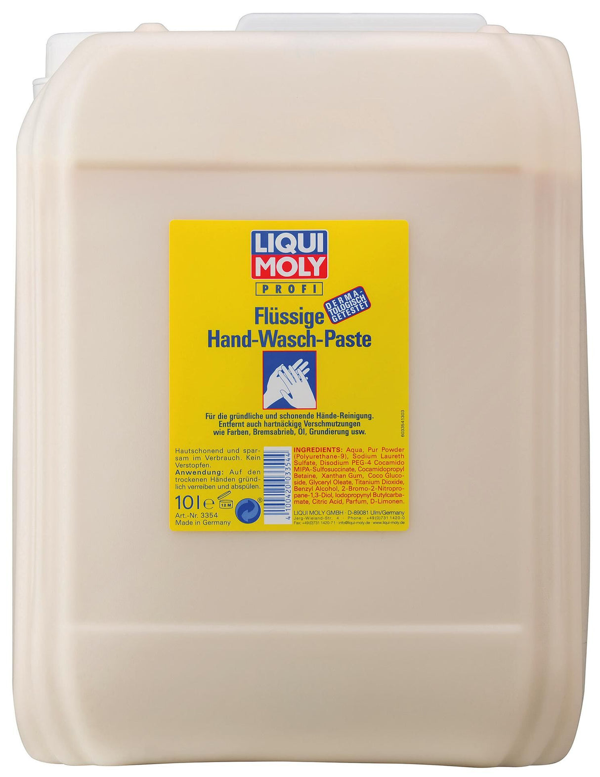 Liqui moly handreiniger handwash paste 10l