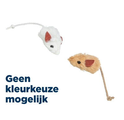 Trixie Set muizen met catnip kern pluche