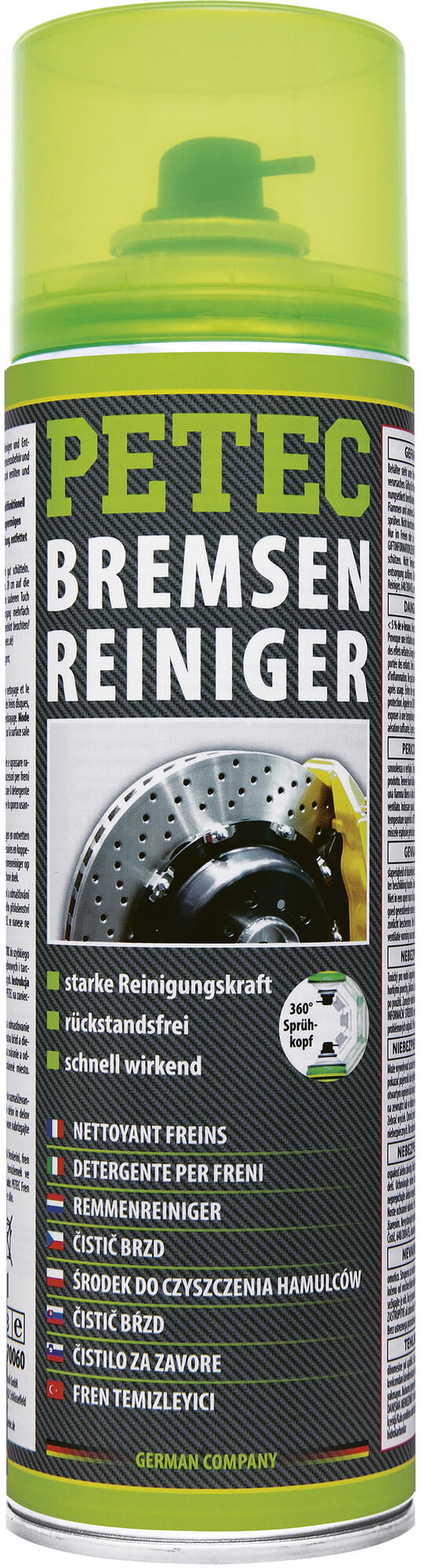 Petec remreiniger brake cleaner 500 ml