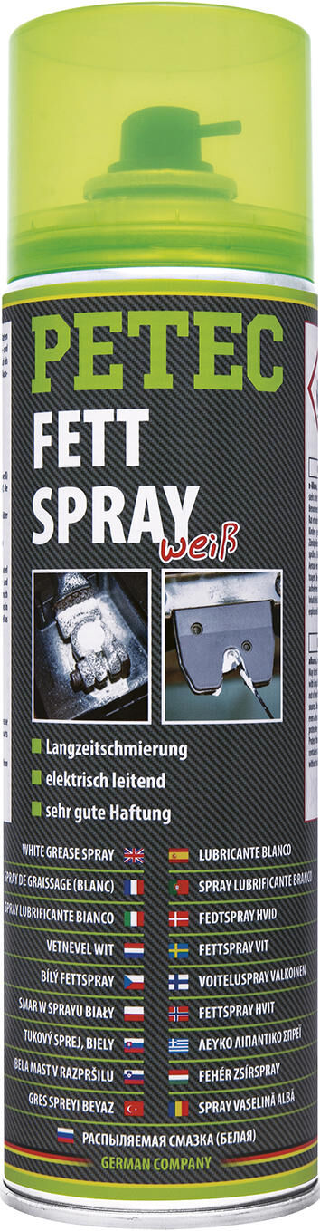 Petec vetspray grease spray white 500 ml