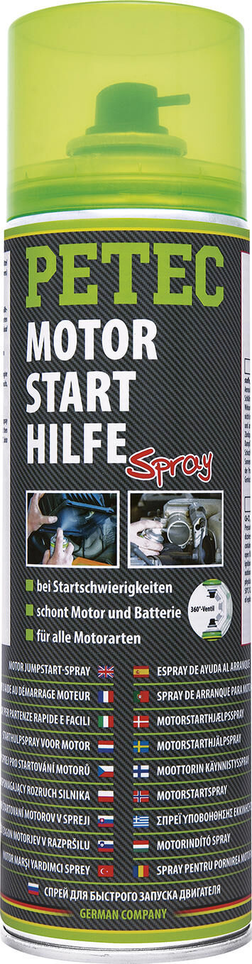 Petec starthulpspray engine starting aid 500 m