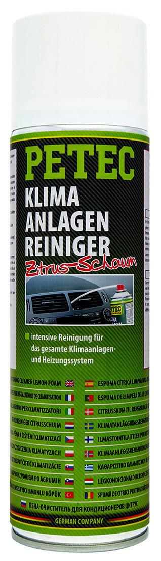Petec airco-reiniger citrusschuim . climate clean. citrus foa