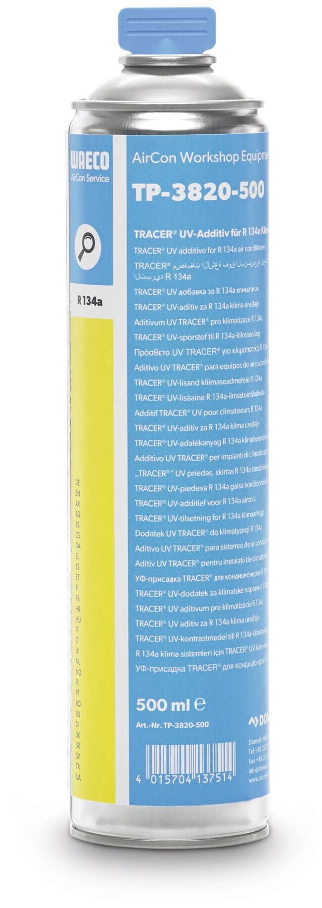 Waeco lekdetectie-additief tracer uv leak detector 500ml tracer r 134a