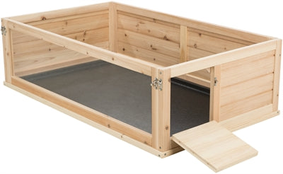 Trixie indoor ren cavia hout plexiglas