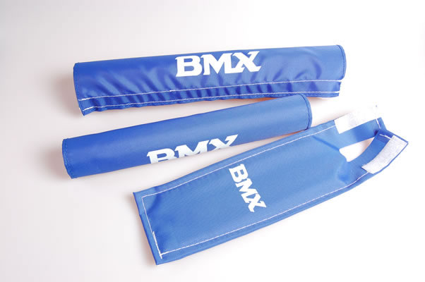 Bmx pad set blauw beschermer