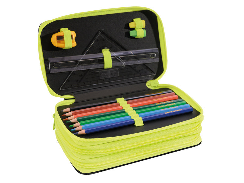 Eberhard faber ef-577571 gevuld etui race auto 36-delig 3 laags