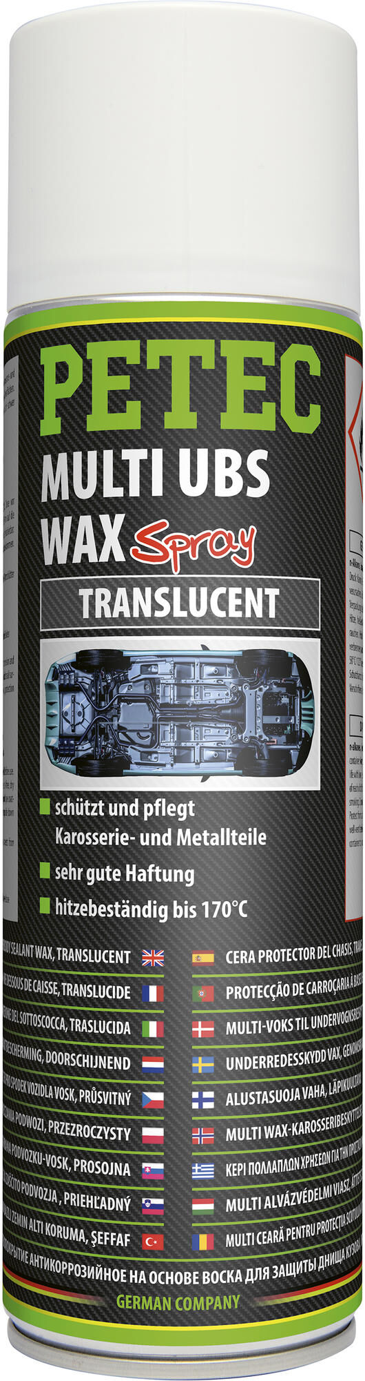 Petec underbody bescherming multi ubs wax multi ubs wax 500 ml