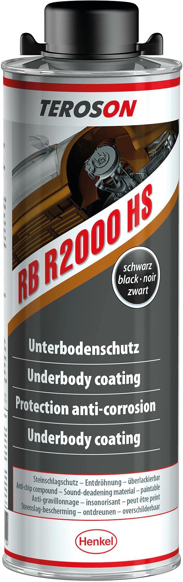 Teroson underbody bescherming rb r2000 hs ubs rb r2000 hs 1 l