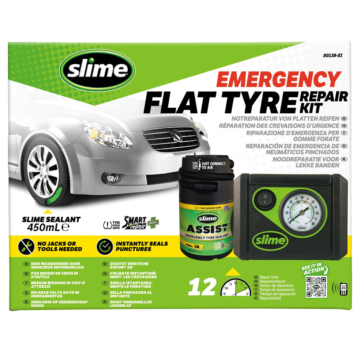 Slime smart repair plus kit