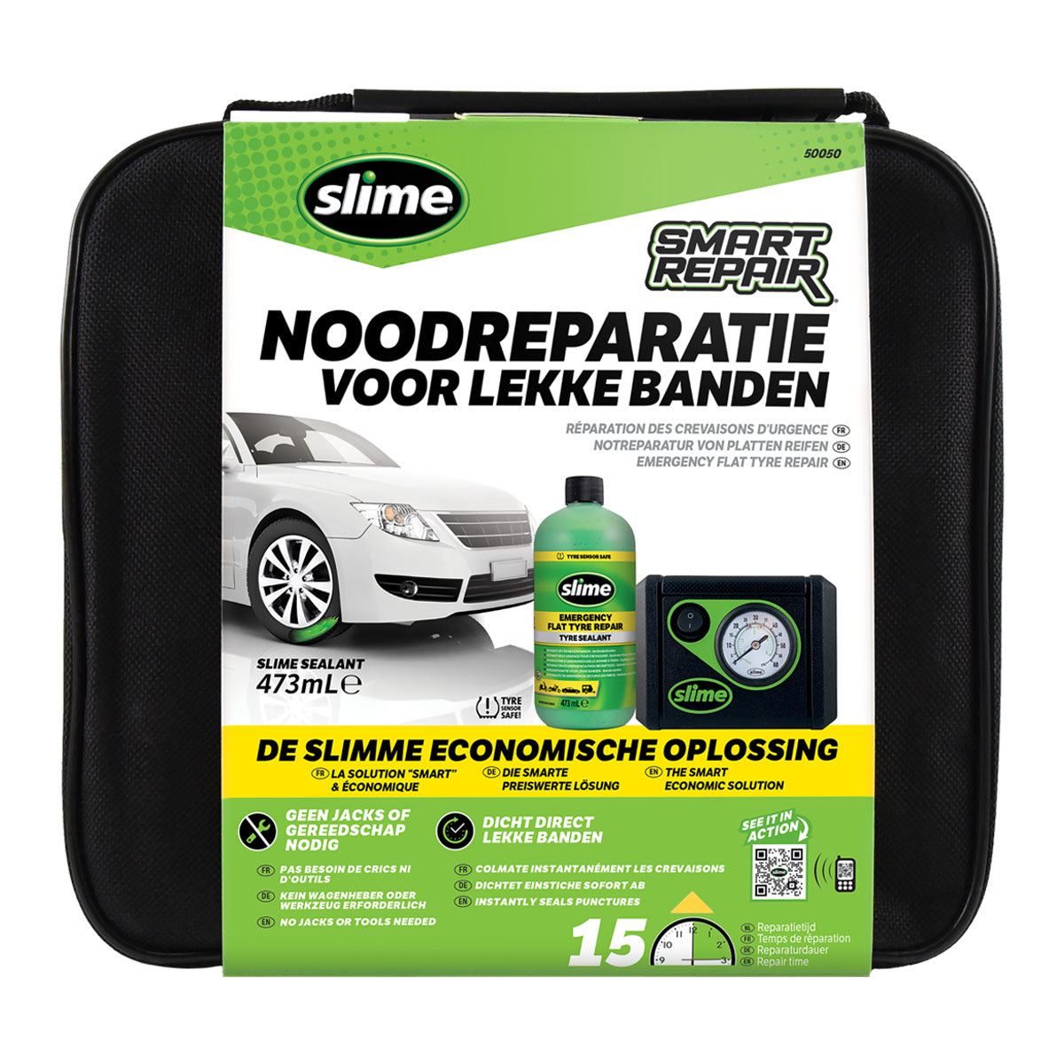 Slime smart reparatie noodreparatieset voor lekke banden