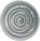 Trixie Voerbak slowfeeding keramiek grijs blauw