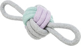 Trixie Junior knoopbal met 2 handlussen touw