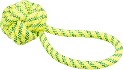 Trixie Aquatoy touw met baldrijvend polyester geel groen