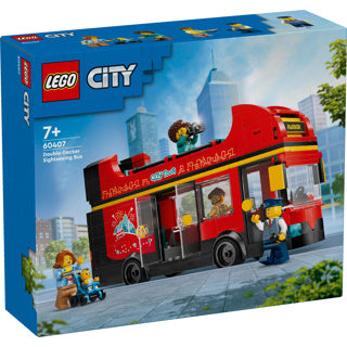Lego city 60407 toeristische rode dubbeldekker