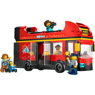 Lego city 60407 toeristische rode dubbeldekker