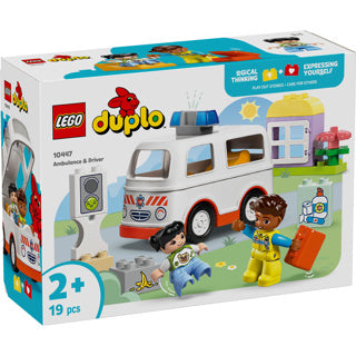 Lego duplo town 10447 ambulance met chauffeur