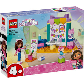 Lego gabby's poppenhuis 10795 knutselen met babykitty