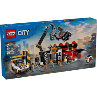 Lego city 60472 schroothoop met auto's